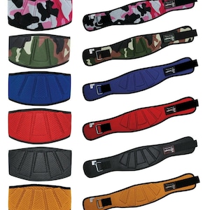 Weight Lifting Belt 6&quot; Wide for Lower Back Support. Workout Belt for Men & Women