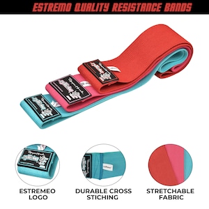 Non-Slip Super Heavy Gym Training Bands - Exercise Resistance Bands for Full-Body Workout Hip Circle Strength Training bild 1