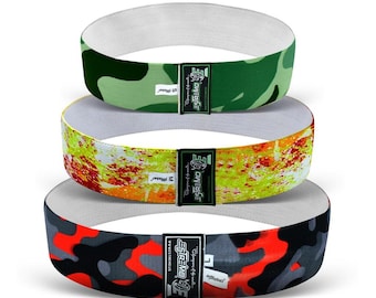 Non-Slip Heavy Resistance Bands - Hip Exercise Circle Bands for Booty & Glute Fitness Workouts- (3 Colors/Sizes)