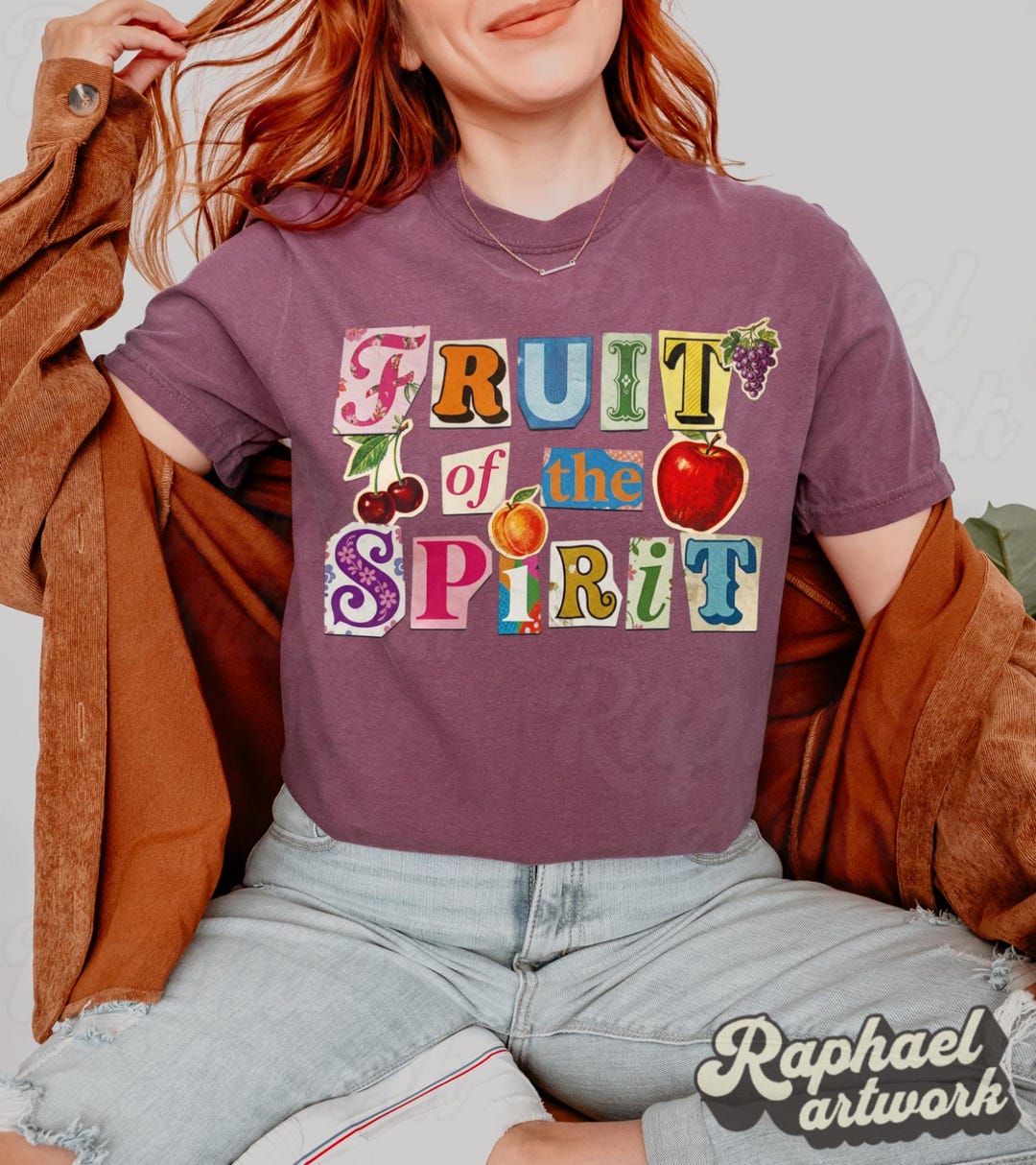 Fruit of the Spirit T-shirt, Galatians Christian Apparel, Bible Verse ...