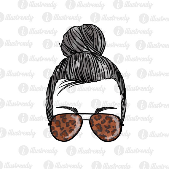 Woman Leopard Sunglasses Sublimation Design Momlife Girl | Etsy