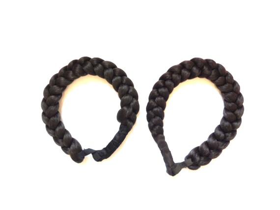Sales Braided Hair Headband Thick Black Braid Headband Etsy