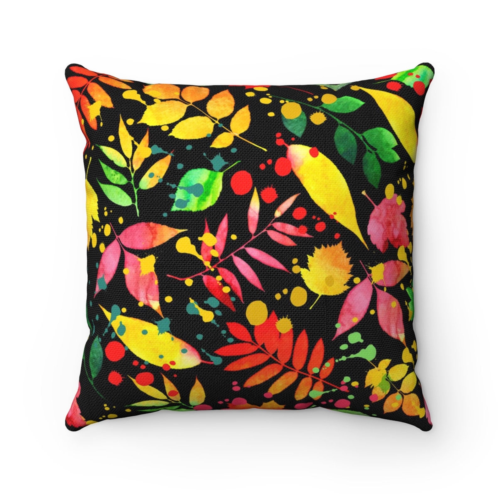 Floral Spun Polyester Square pillow cover 20x20 pillow cover Etsy Italia
