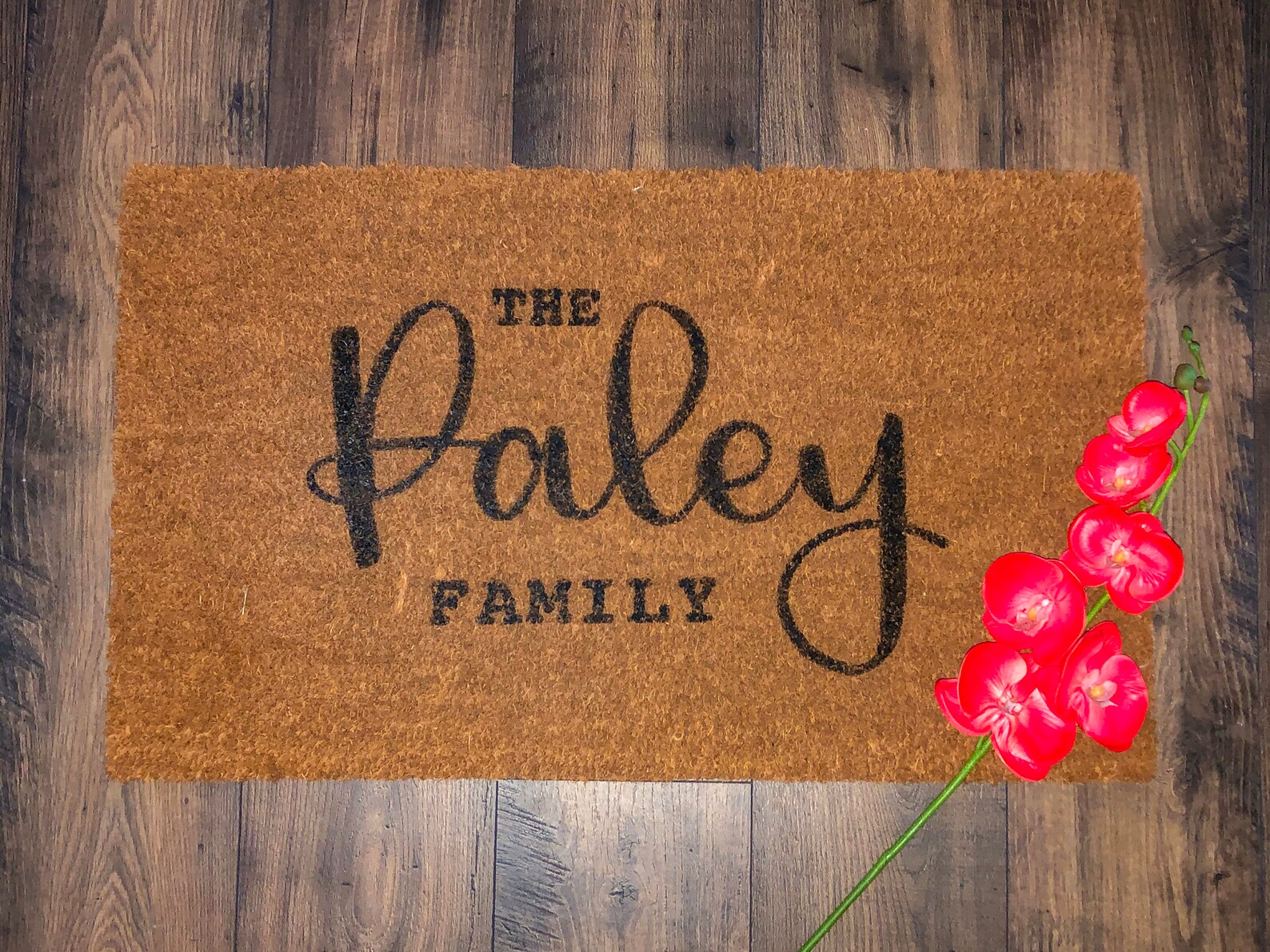 Custom Doormat personalized doormat Last Name Doormat Etsy