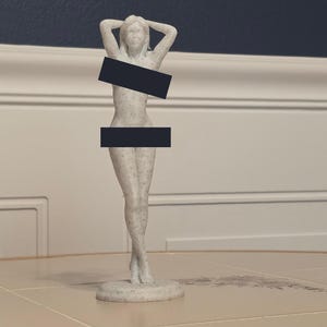 Naked Woman Figurine | 3D Printed