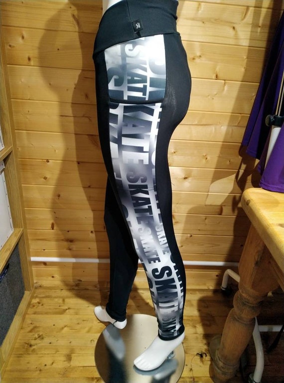 Ladies Fleece-lined Lycra SKATE Side 