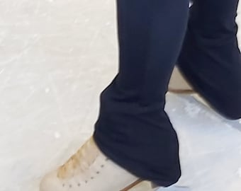 TAILOR MADE Custom Ladies Fleece-lined Lycra Skating Leggings - Under Heel - Over Boot - Sports Activewear