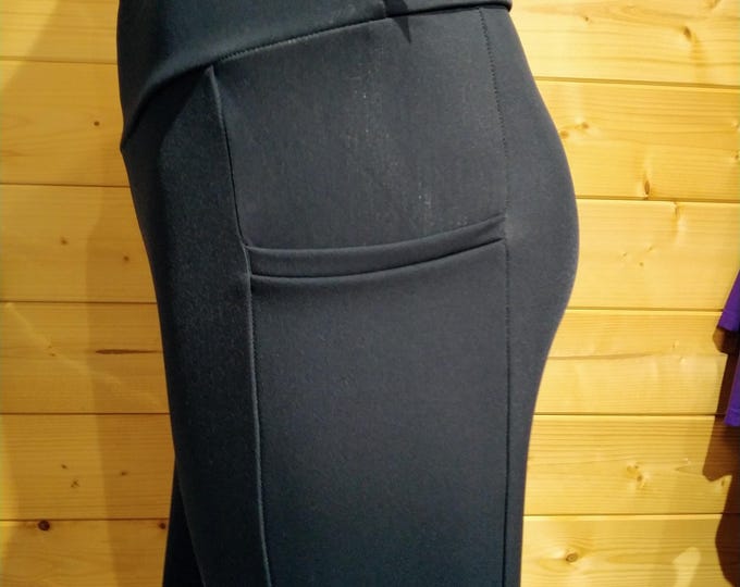 Ladies Fleece-backed Figure Skating Leggings - Under Heel Style - Standard and Plus Sizes - 4 Leg Lengths - Made in Cornwall UK