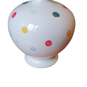 Savings Jar - Ceramic money Jar - Money Box - Bespoke - Custom Design - polka Dot - Christmas Gift  - Christening Gift  - Birthday