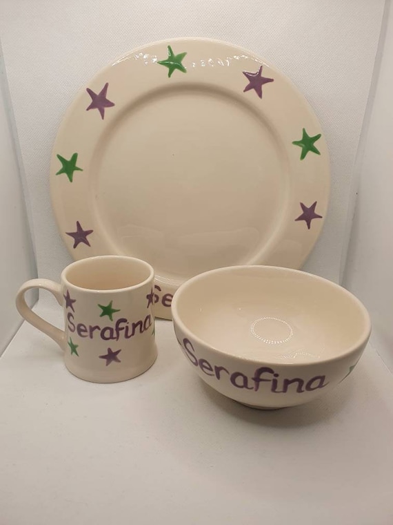 Childrens ceramic dinner set hot sale
