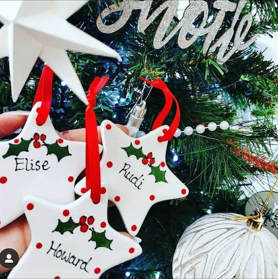 Personalised online christmas decorations