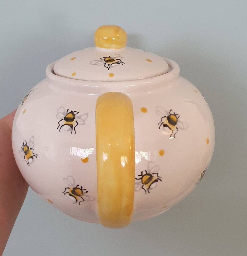 Handpainted Teapot Bee Teapot Bees Teapot Personalised Etsy