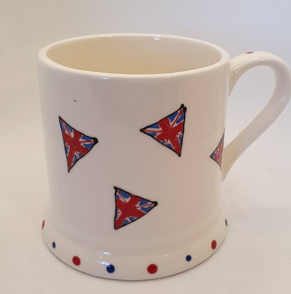 Union Jack Bunting Mug Personalised Mug Great Britain Etsy