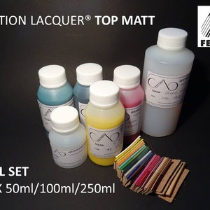 FULL SET Fenice Section Lacquer top matt, edge paint, made in Italy