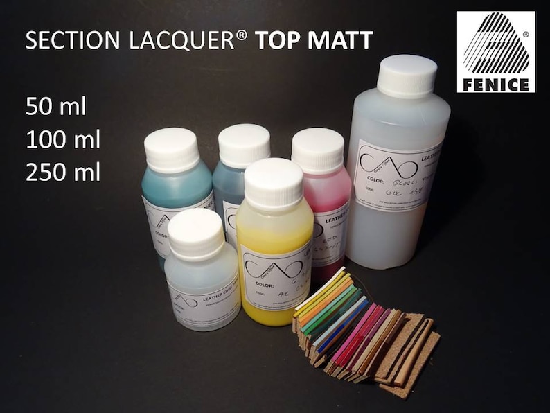 FENICE Section Lacquer TOP MATT, Edge Paint, Made in Italy Etsy