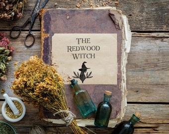 Set of 5 Redwood Witch Stationary Pages ~ Book of Shadows Pages ~ Spells, Tools, Sabbats, Tarot, etc...  Instant Digital Download PDF Files