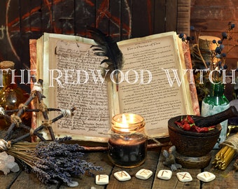 For a Chariot of Fire ~ Ancient Spell Handwritten from the 1600's with translation page ~ Real Spell Page~ Instant Digital Download