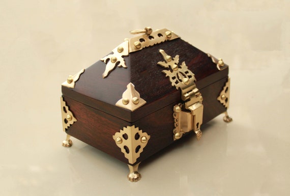 19世紀 アンティーク ジュエリーボックス　ローズウッド　木箱　木製　宝石箱 19世紀 アンティーク ジュエリーボックス ローズウッド 木箱 木製 宝石