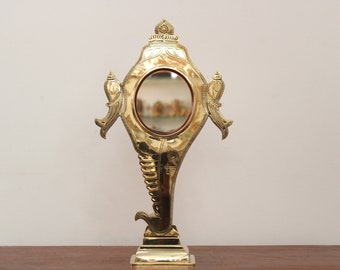 Aranmula Mirror Big Tabletop Makeup Mirror Perfect Image Metal Mirror Vintage Majestic Home Garden Living Room Interior Decor Corporate Gift