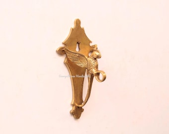 Metal Hook Lamp Hanger Plant / Bell Hanging Brass Bracket Bird Corbel Peacock Statue Wall Decor