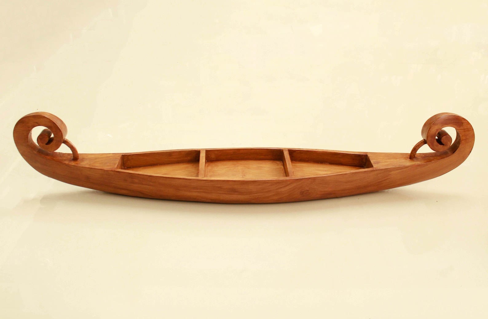 Wooden Canoe Boat Antique Home Living Room Lounge Lobby Interior Decor ...