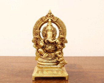 Vinayaka standbeeld hindoegod Ganesha sculptuur woondecoratie cadeau idool Pooja Moorthy Ganesh tempel beeldje Puja Vigrah Diwali decor cadeau Ganapati