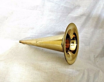 Gramophone Edison Horn Cylinder Phonograph HMV Antique Style Columbia Cylinder Horn Golden Full Brass Gold Record Player Accessories