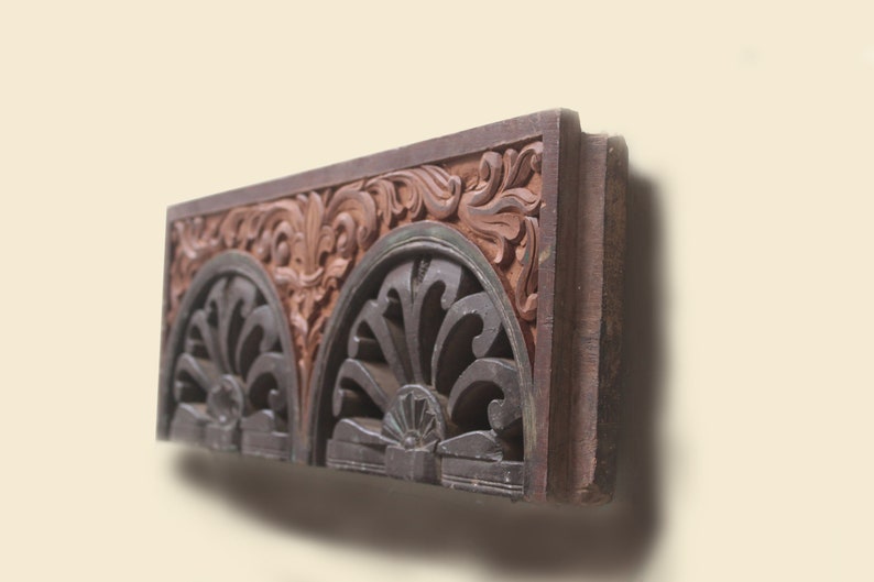 Antique Wall Panel Wooden Wall Hanging Vintage Home Decor Etsy