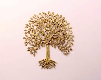 WandDecoratie Tree of Life 170cm Gouden/ 42782