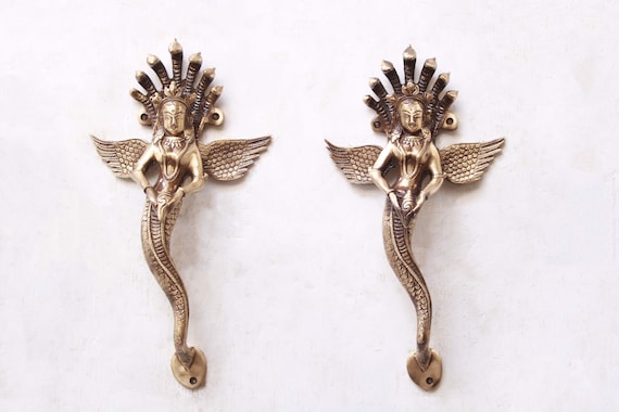Naga Kanya Door Pull or Wall Hanging Naga Kanya Door Pull or Wall Hanging