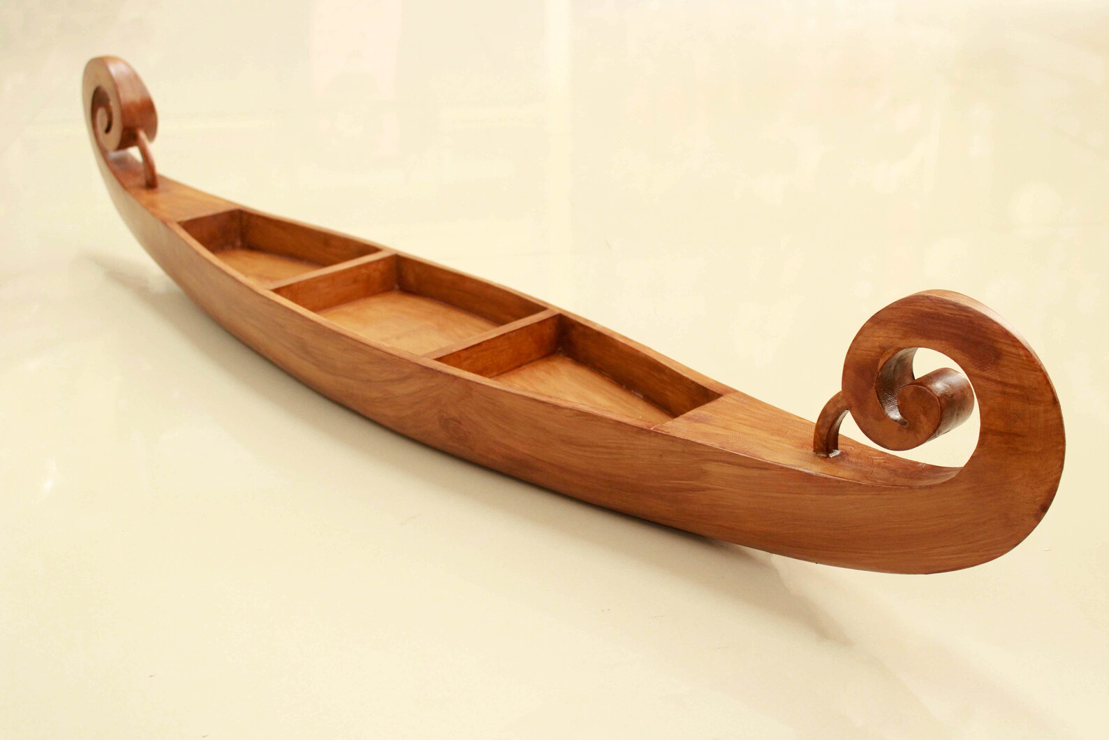 Wooden Canoe Boat Antique Home Living Room Lounge Lobby Interior Decor ...