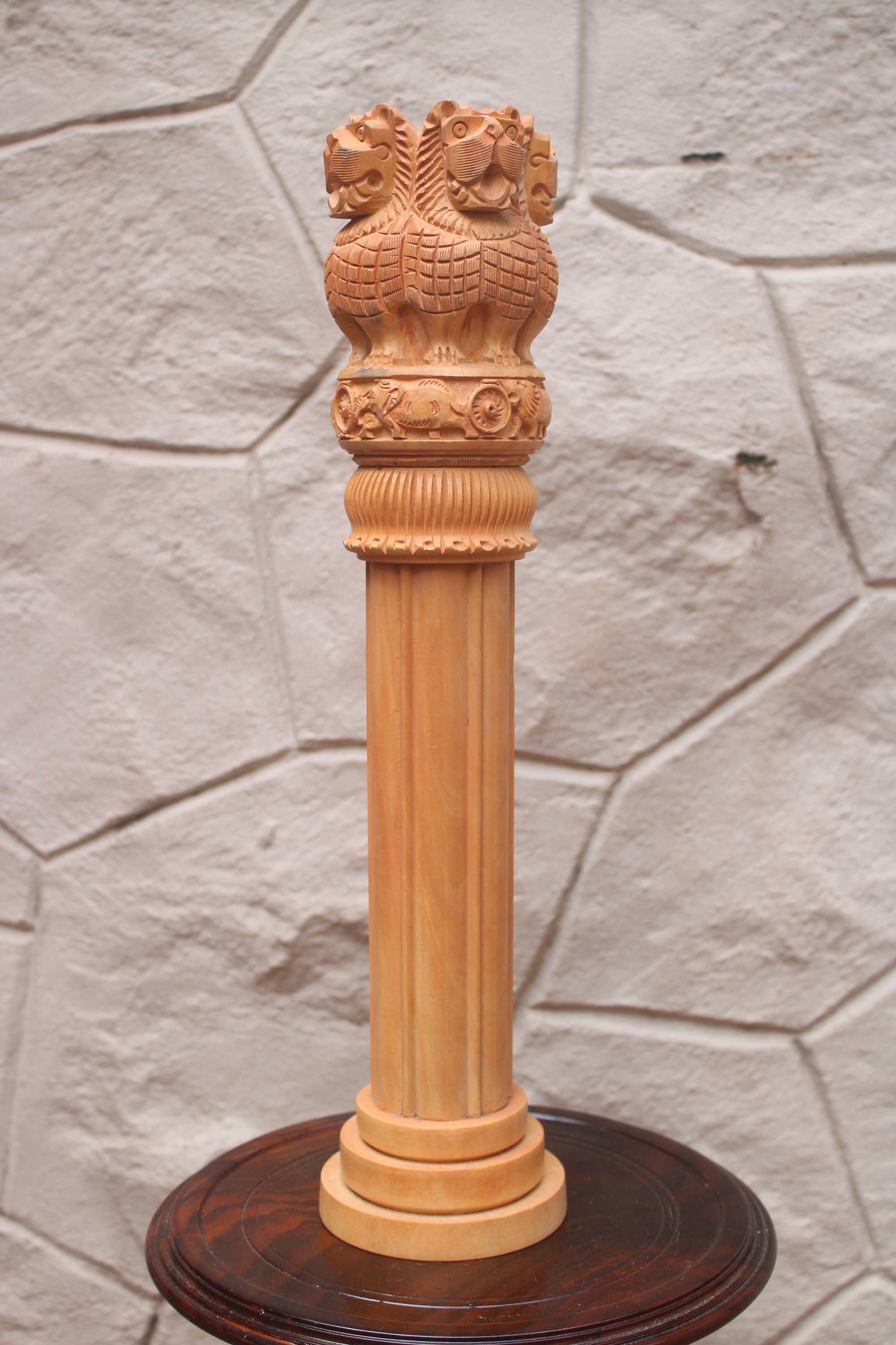 Ashoka Pillar Ashok Stambh Wooden Ashoka Stupa Indian Home / - Etsy UK Ashoka Pillar Ashok Stambh Wooden Ashoka Stupa Indian Home / - Etsy UK