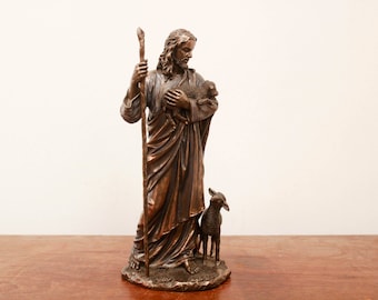 十字架像 大きな聖十字架 イエス像 INRI 木製 手彫り彫刻 サンタクルス