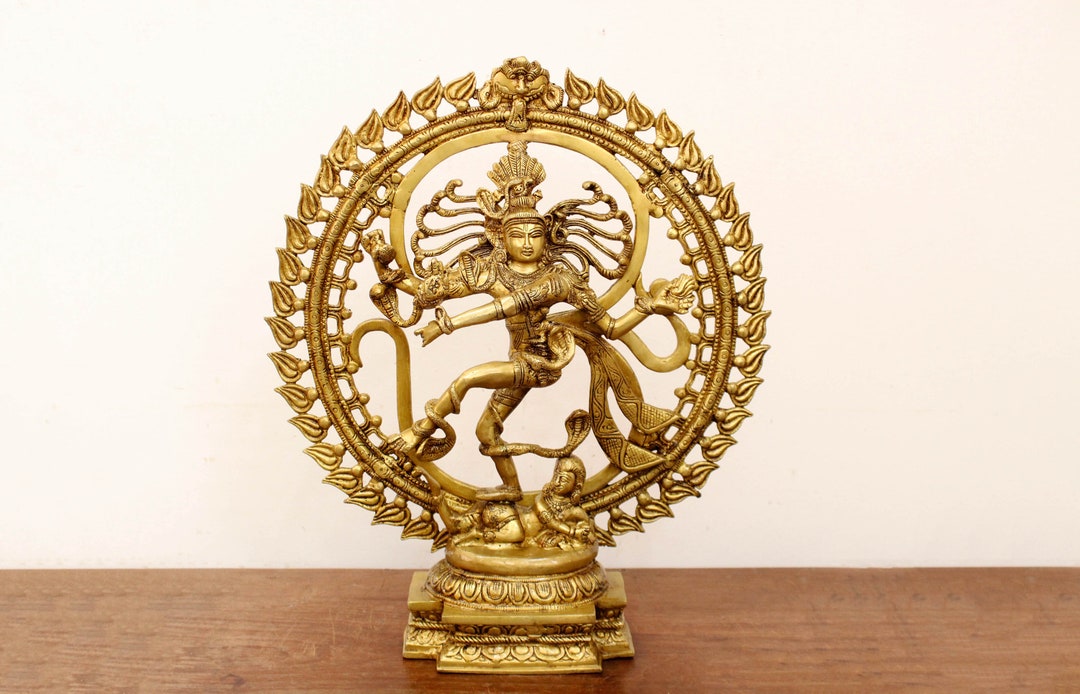 Nataraja Big Dancing Shiva Statue Hindu Home Decor Gift Figurine Pooja