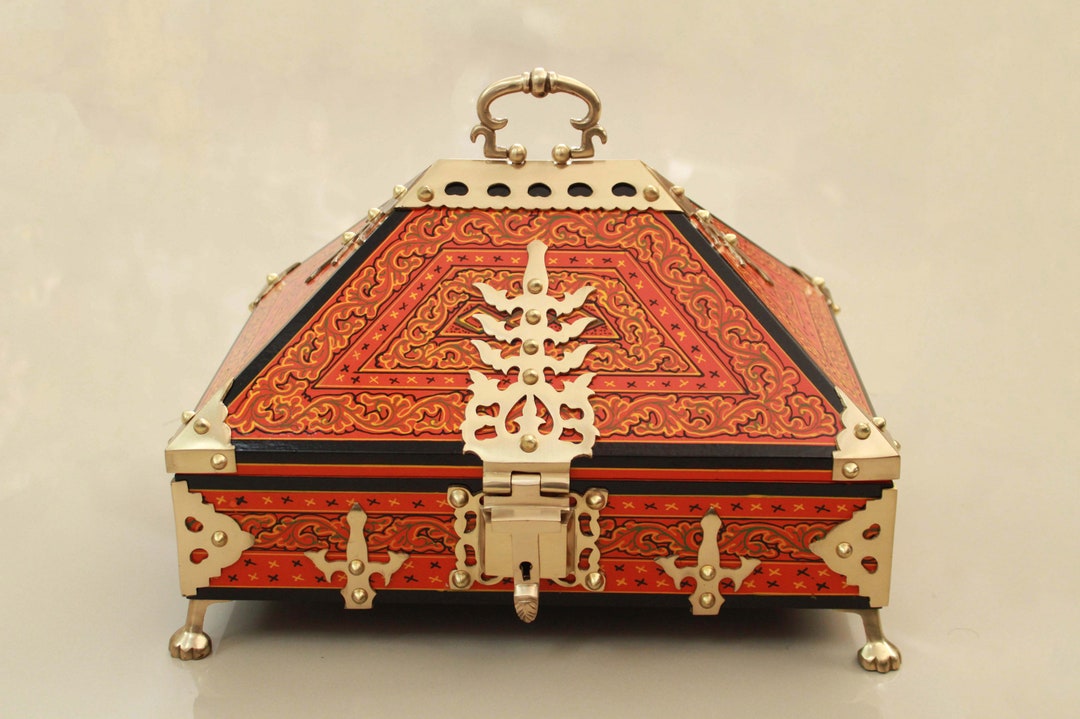 Wooden Trinket Jewelry Box Jewellery Ornament Wedding / Anniversary