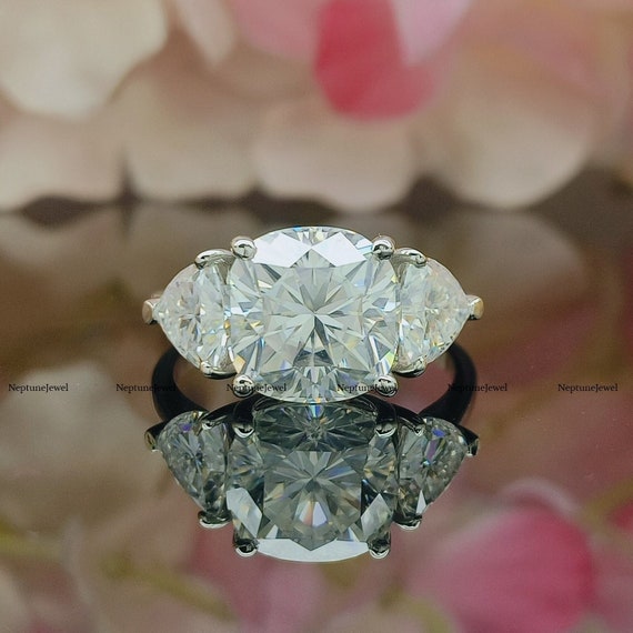 1CT Treated White Sapphire 925 Genuine Sterling Silver Ring Jewelry Sz