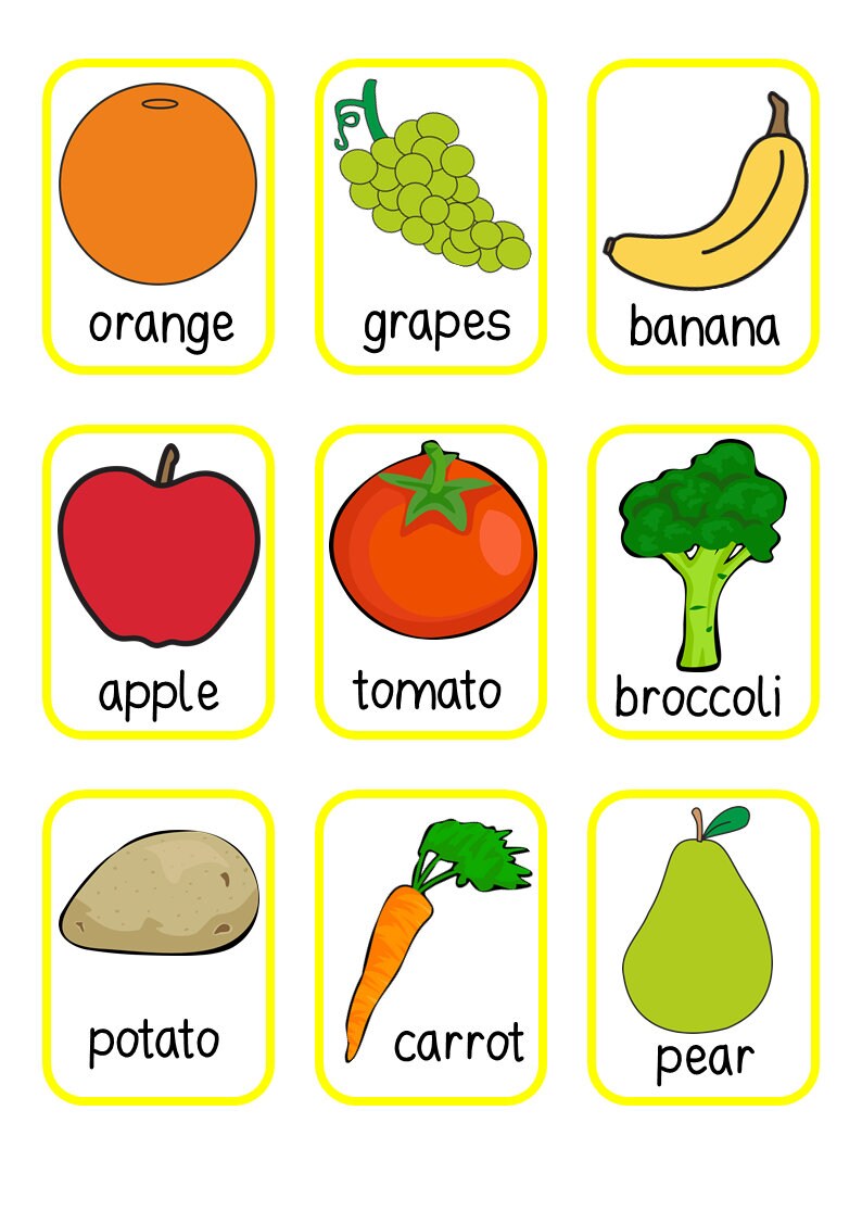 Noun Flash Cards Home Themed Etsy