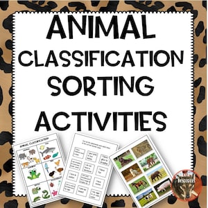Activiteiten voor dierenclassificatie