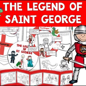 George and the Dragon, Saint George's Day, Legend Of George And The Dragon, St George Activities and Crafts