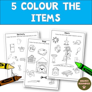 Science coloring sheets