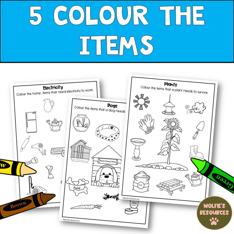 Science coloring sheets