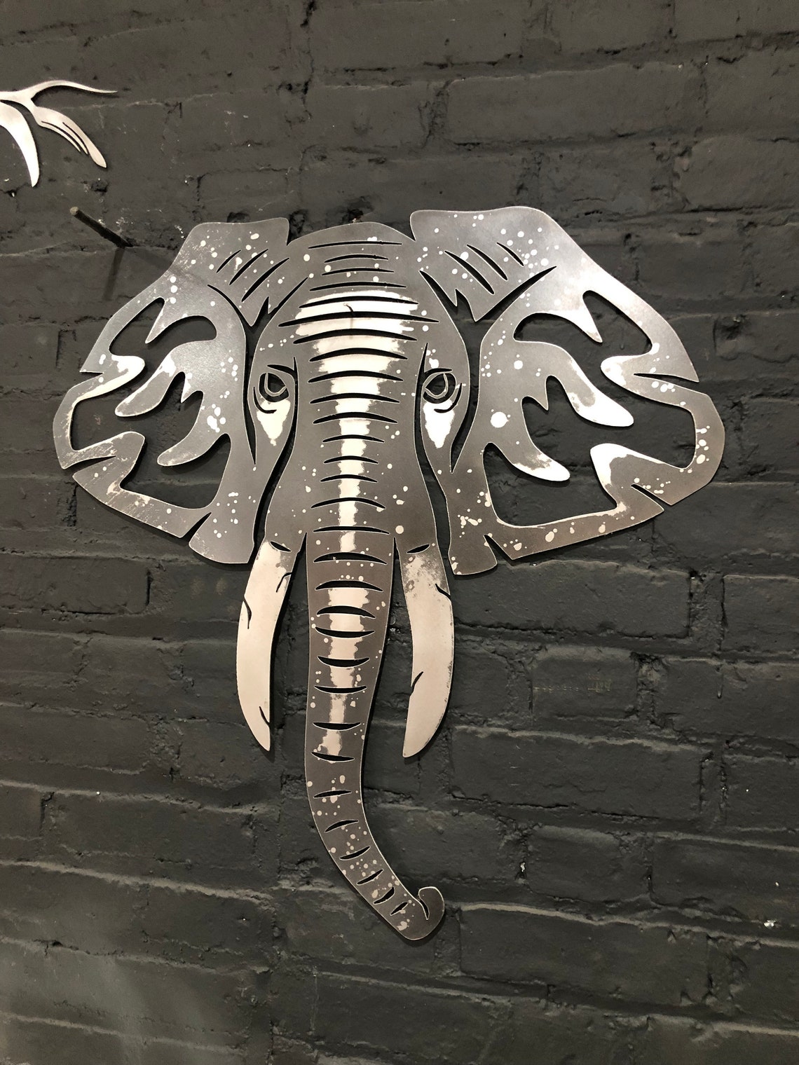 Elephant Metal Wall Hanging African Animal Art Decor Etsy Ireland