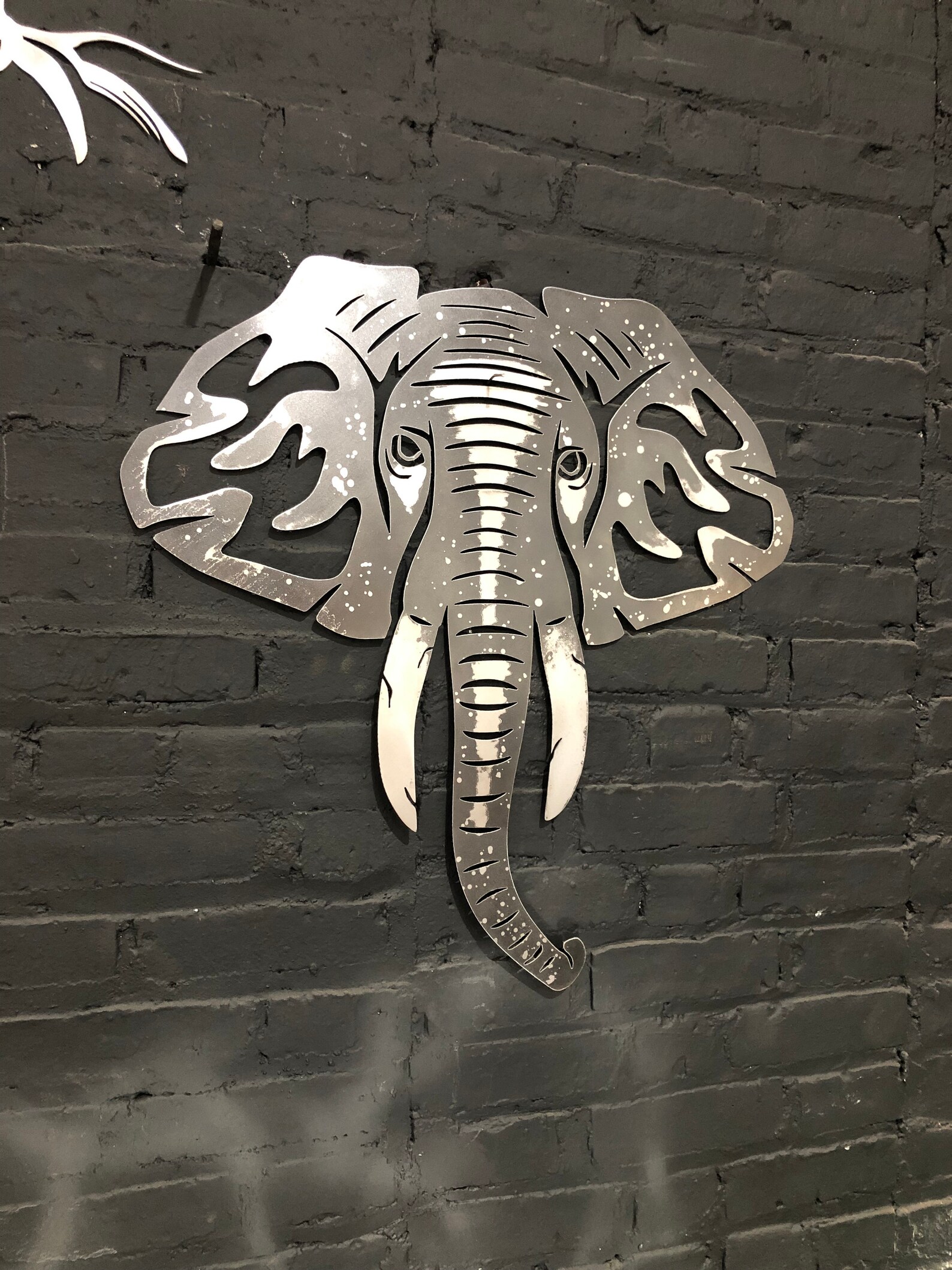Elephant Metal Wall Hanging African Animal Art Decor Etsy Ireland