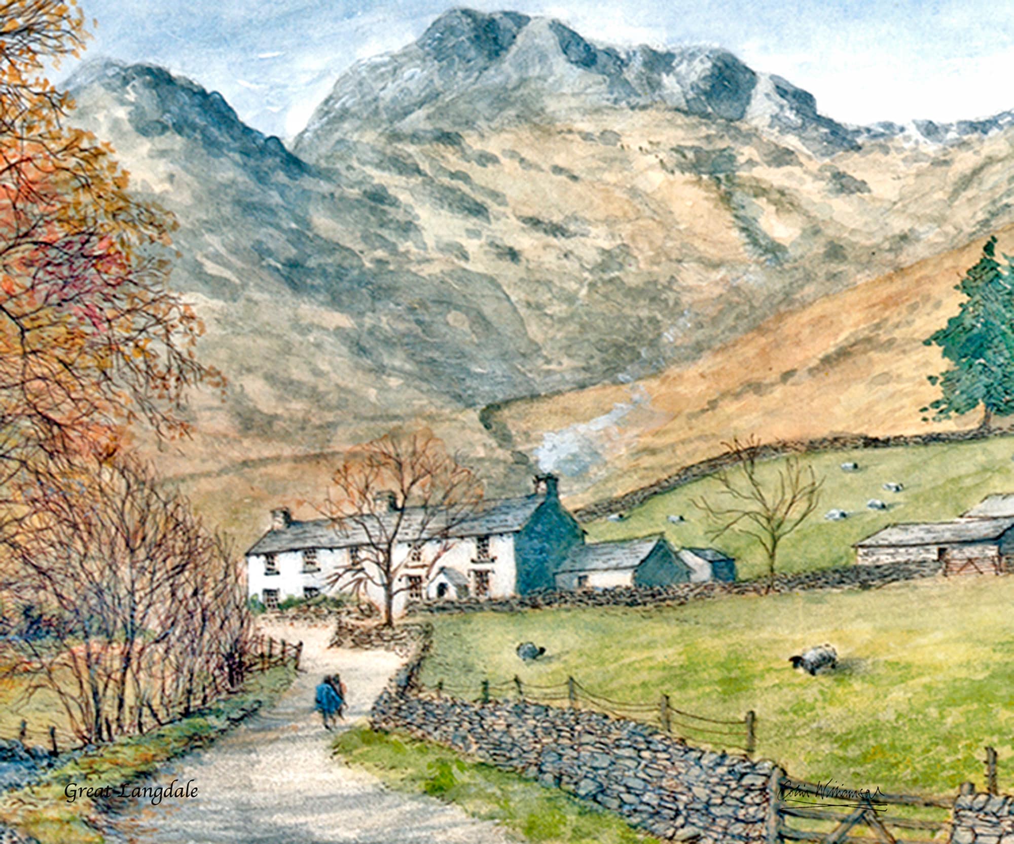 Lake District Melamine Placemats / Tablemats from Watercolour Etsy