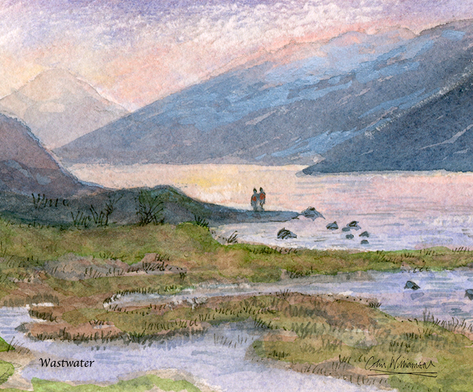 Lake District Melamine Placemats / Tablemats From Watercolour Etsy