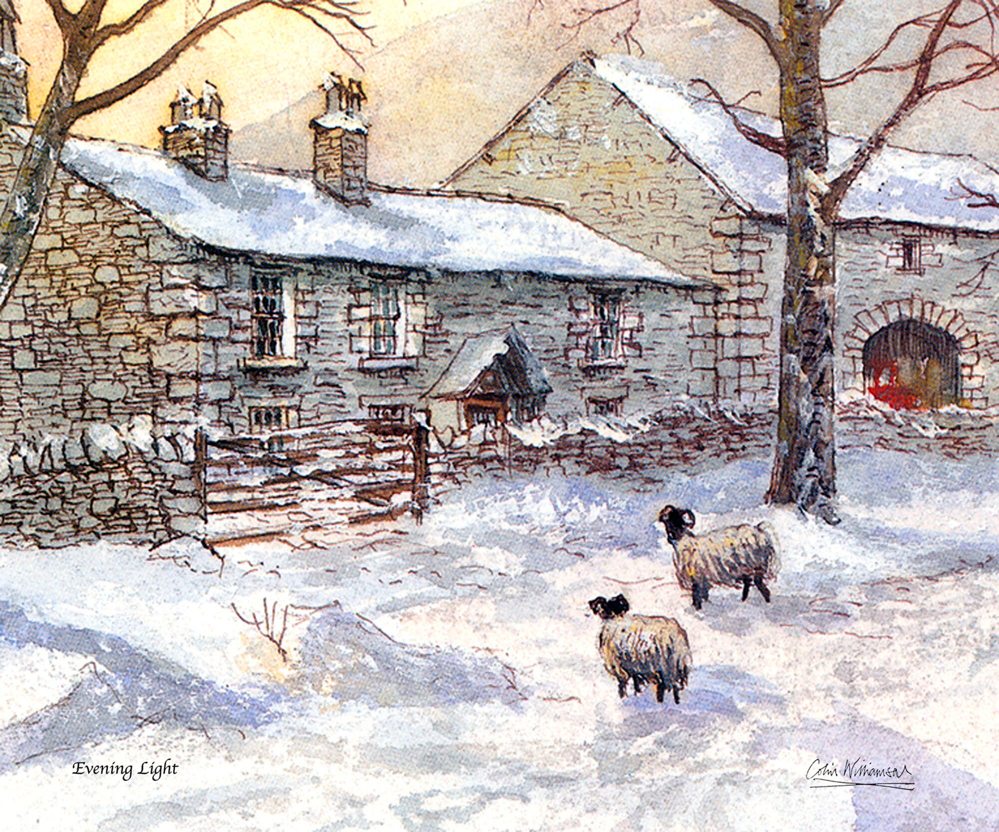 Northumberland and Countryside Placemats / Tablemats From Watercolour