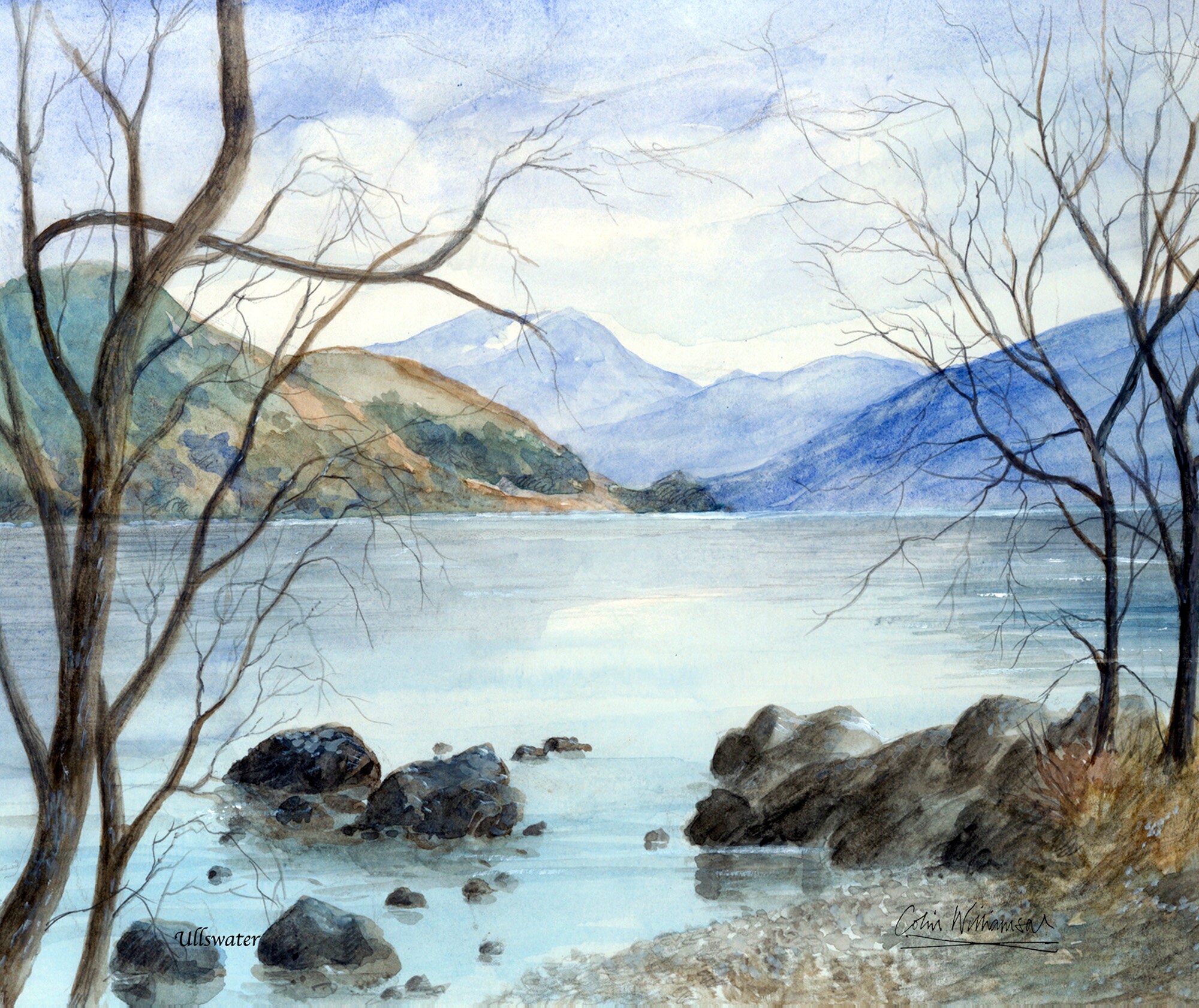 Lake District Melamine Placemats / Tablemats From Watercolour Etsy