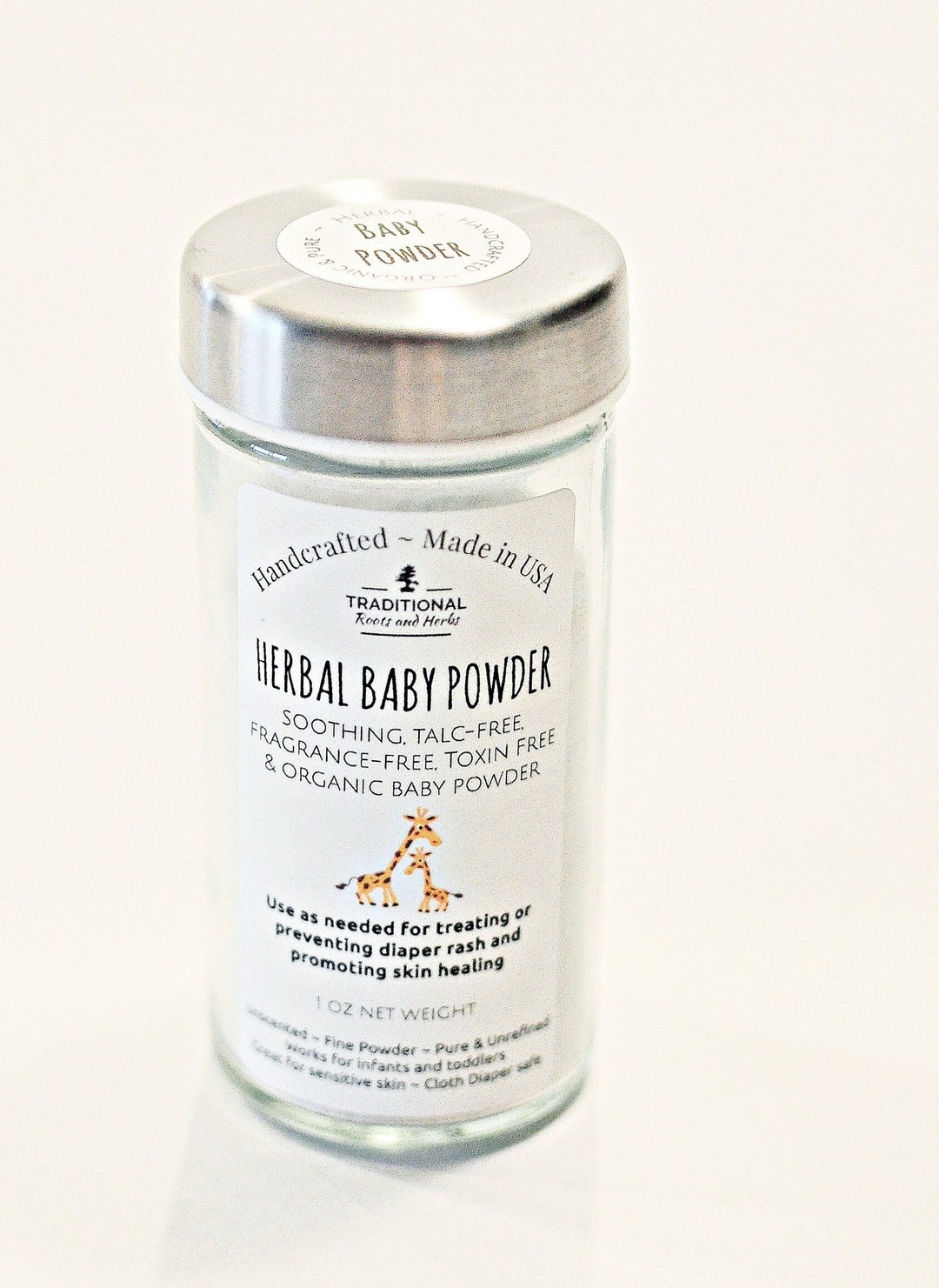Herbal Baby Powder – Organic, Talc-free, Diaper Rash Relief | Kaolin ...
