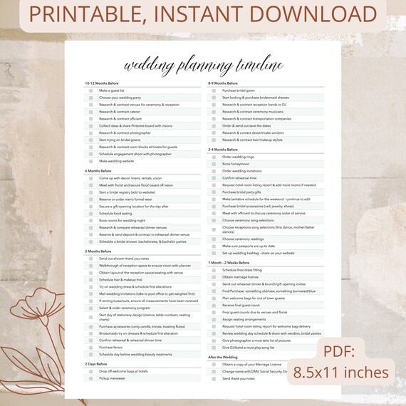 Complete Wedding Checklist For Your Wedding Planning Malaysia Free 