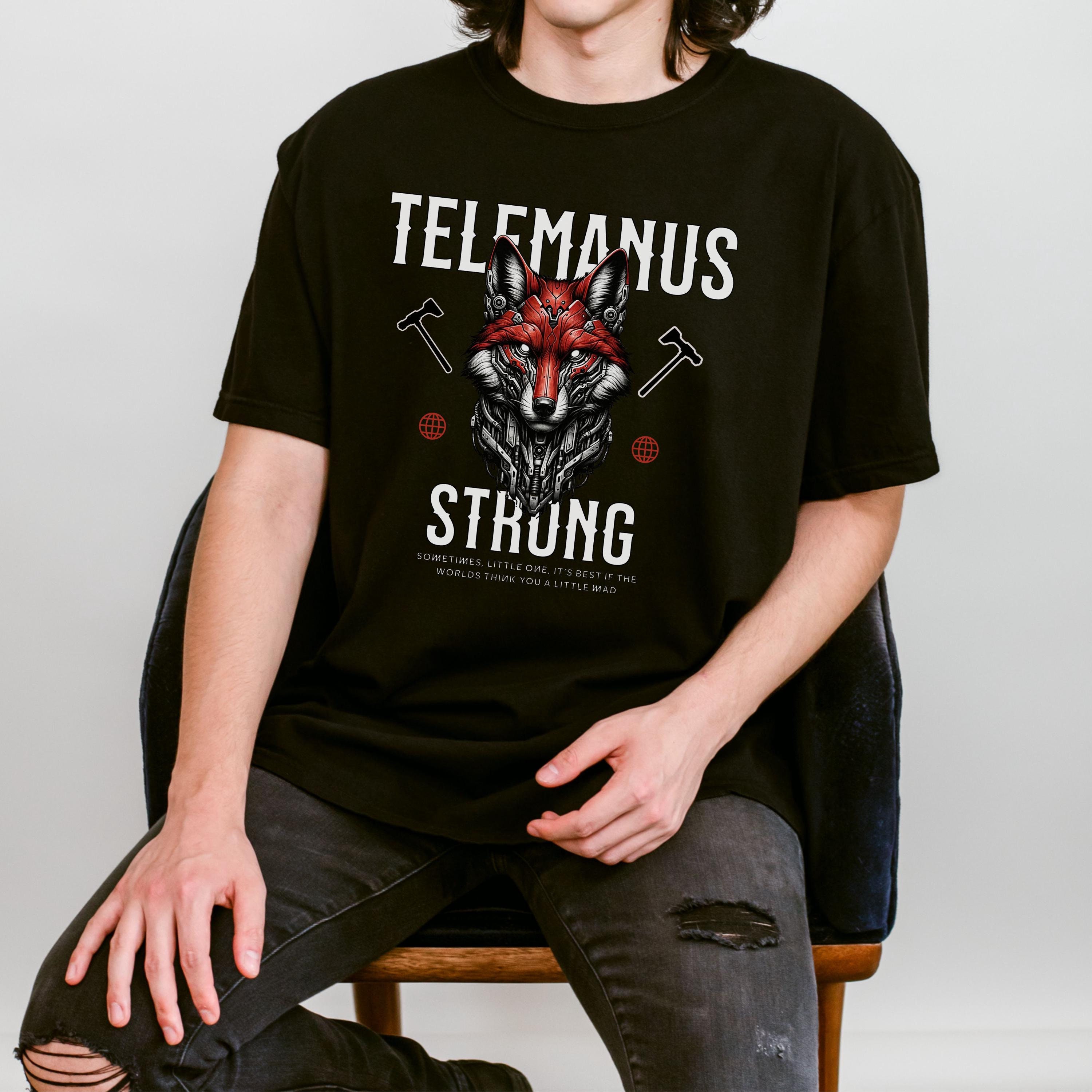 Red Rising Shirt, Telemanus Strong Fox Design Kavax Au Telemanus